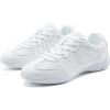 BAXINIER Girls Cheerleading Shoes Women White Cheer Shoes Youth Cheer Competition Sneakers Athletic Training Dance Tennis Shoes(White 2105-women)