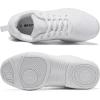 BAXINIER Girls White Cheerleading Shoes Breathable Youth Cheer Competition Sneakers Athletic Training Dance Tennis Walking Shoes(White 208)