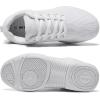 BAXINIER Girls White Cheerleading Shoes Breathable Youth Cheer Competition Sneakers Athletic Training Dance Tennis Walking Shoes(White 209)