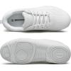 BAXINIER Girls White Cheerleading Shoes Breathable Youth Cheer Competition Sneakers Athletic Training Dance Tennis Walking Shoes(White 851-women)