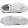 BAXINIER Girls White Cheerleading Shoes Youth Competition Cheer Sneakers Lightweight Athletic Training Dance Tennis Walking Shoes(White 214)