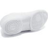 BAXINIER Youth Girls White Cheerleading Dancing Shoes Athletic Training Tennis Walking Breathable Competition Cheer Sneakers(White 2116-girls)