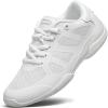 imageBAXINIER Girls Cheer Shoes White Cheerleading Dance Sneakers Kids Athletic Training Tennis Youth Competition ShoesWhite 855
