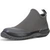 BAXINIER Waterproof Garden Shoes Mens Lightweight Low Short Rain Footwear Outdoor Neoprene Rubber Boots – Grey 9.5